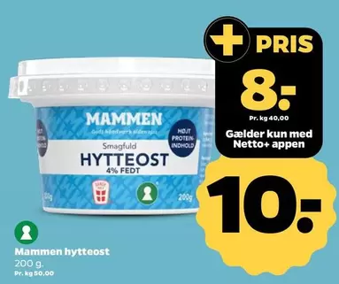 Hytteost 4% fedt