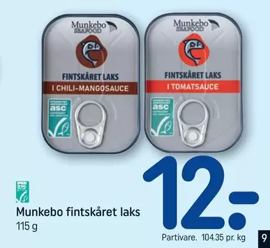 Fintskåret laks