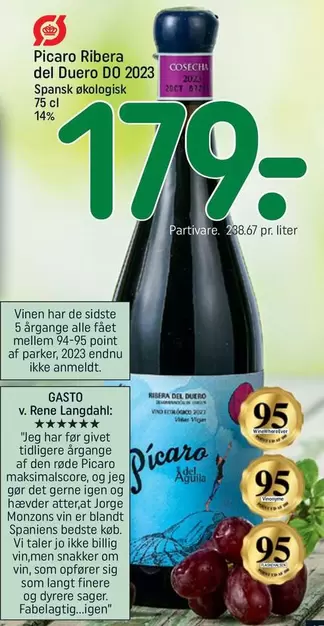 Den - Picaro Ribera del Duero 2023