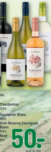 Rose - Chardonnay, Sauvignon Blanc, Gran Reserva Sauvignon Blanc, Rosé