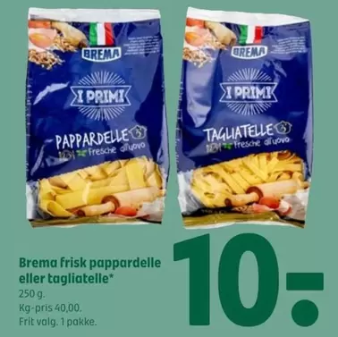 Frisk pappardelle eller tagliatelle