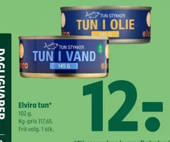 Tun i olie / Tun i vand
