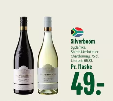 Sydafrika. Shiraz Merlot eller Chardonnay