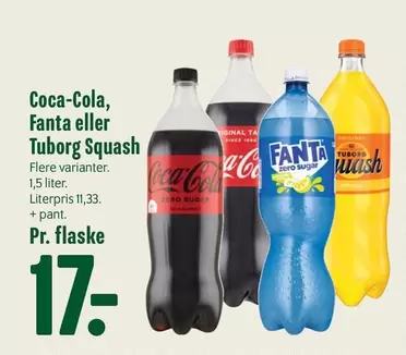 Coca Cola - Coca-Cola, Fanta eller Tuborg Squash