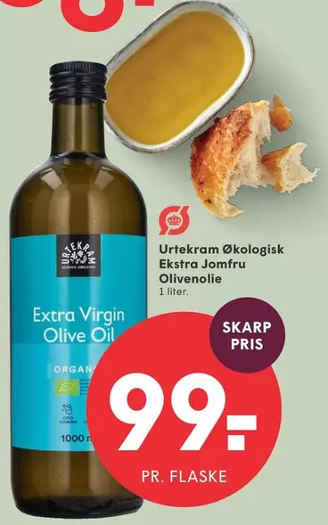 Urtekram Økologisk Ekstra Jomfru Olivenolie
