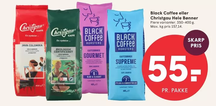 Java - Black Coffee eller Christgau Hele Bønner
