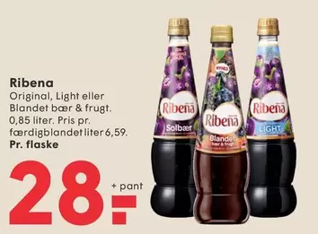 Ribena Original, Light eller Blandet bær & frugt