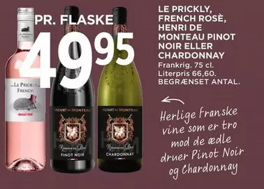 Rose - FRENCH ROSÉ, PINOT NOIR ELLER CHARDONNAY