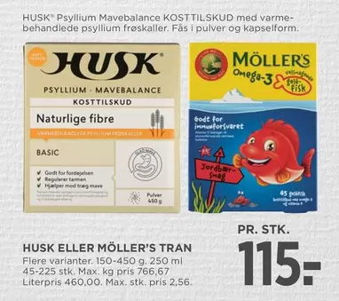 Kort - Husk eller Möller's Tran