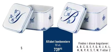 Alfabet bonbonniere
