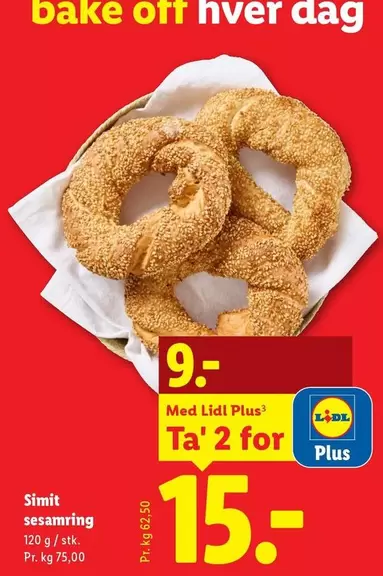 Simit sesamring