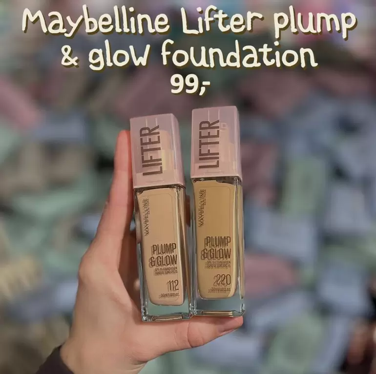 Lifter plump & glow foundation