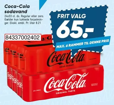 Coca Cola - Coca-Cola sodavand 24x33 cl.
