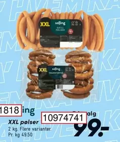 XXL pølser
