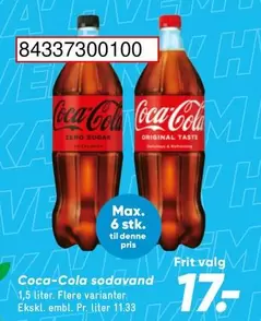 Coca Cola - Coca-Cola sodavand 84337300100
