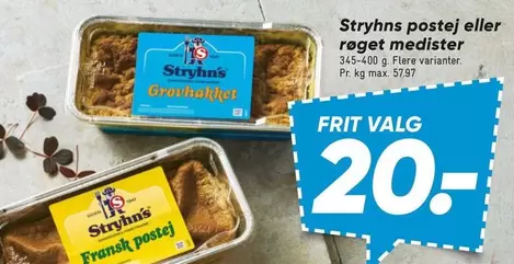 postej eller røget medister