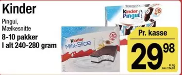 Kinder - Pinguí, Mælkesnitte