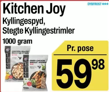 Joy - Kyllingespyd, Stegte Kyllingestrimler