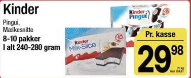 Kinder - Pinguí, Mælkesnitte