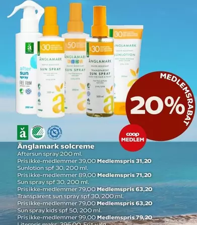 Änglamark solcreme