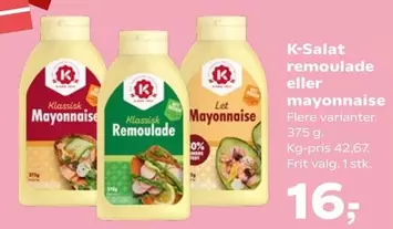 Salat remoulade eller mayonnaise