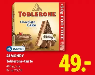 Toblerone-tærte