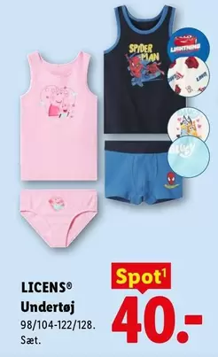 LICENS® Undertøj 98/104-122/128