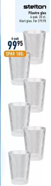 Stelton - Pilastro glas
