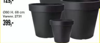 Ø80 H. 68 cm Varenr. 2731