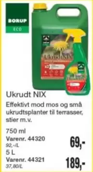 Ukrudt NIX