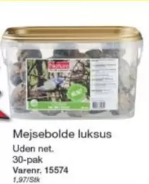 Mejsebolde luksus