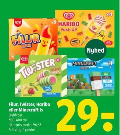 Haribo - Filur, Twister or Minecraft is Dybfrost
