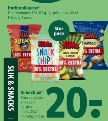 Haribo - Kims chips