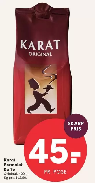 Karat Formalet Kaffe Original