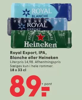 Royal Export, IPA, Blanche