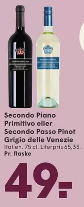 Secondo Piano Primitivo eller Secondo Passo Pinot Grigio delle Venezie