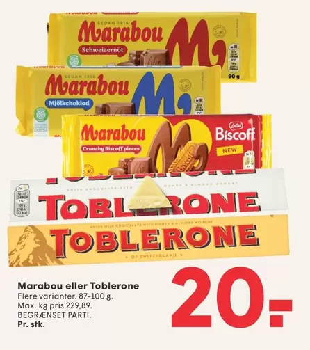 Marabou -  eller Toblerone