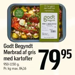 Mørbrad af gris med kartofler