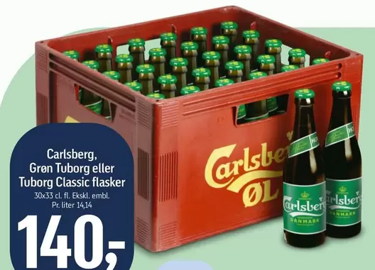 Carlsberg - Tuborg Classic flasker