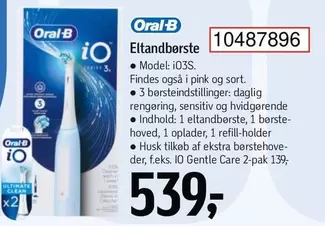 Oral B - Eltandbørste iO3S