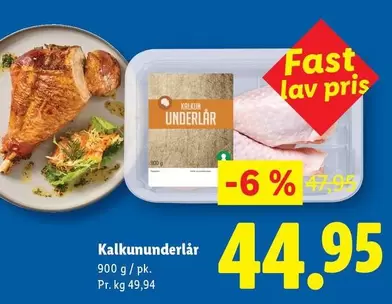 Kalkununderlår
