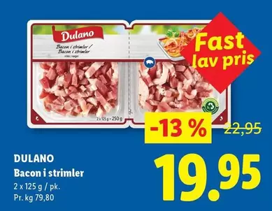 Bacon i strimler