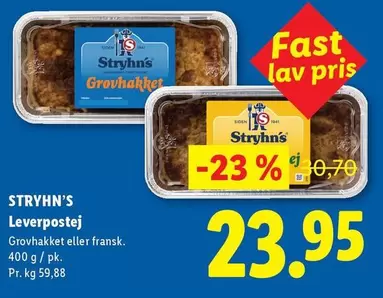 Leverpostej Grovhakket eller fransk