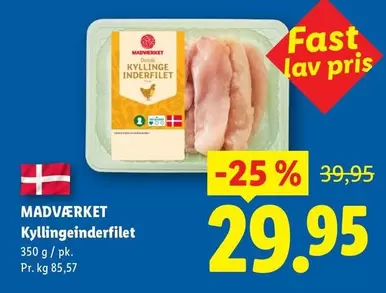 Kyllingeinderfilet
