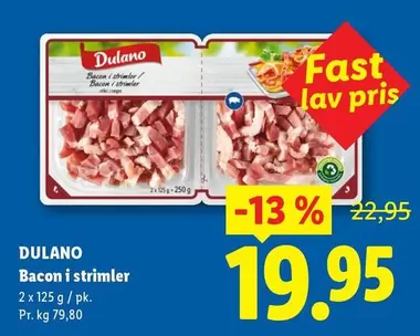 Bacon i strimler