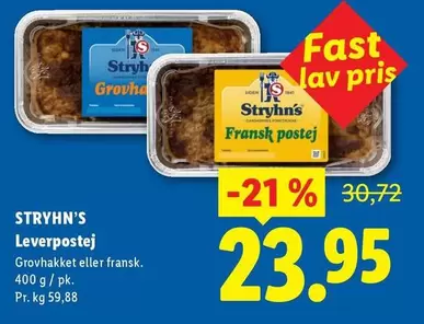 Leverpostej Grovhakket eller fransk