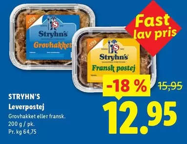 Leverpostej Grovhakket eller fransk