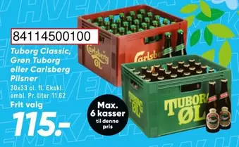 Carlsberg - Tuborg Classic, Grøn Tuborg eller  Pilsner