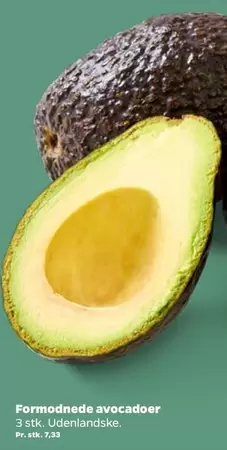 Formodnede avocadoer