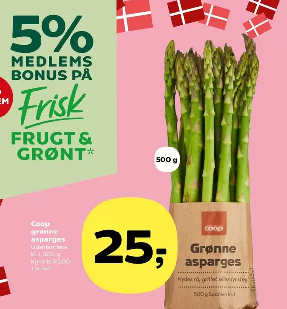 Grønne asparges